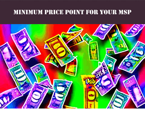 Determining A Minimum Price Point In Your MSP